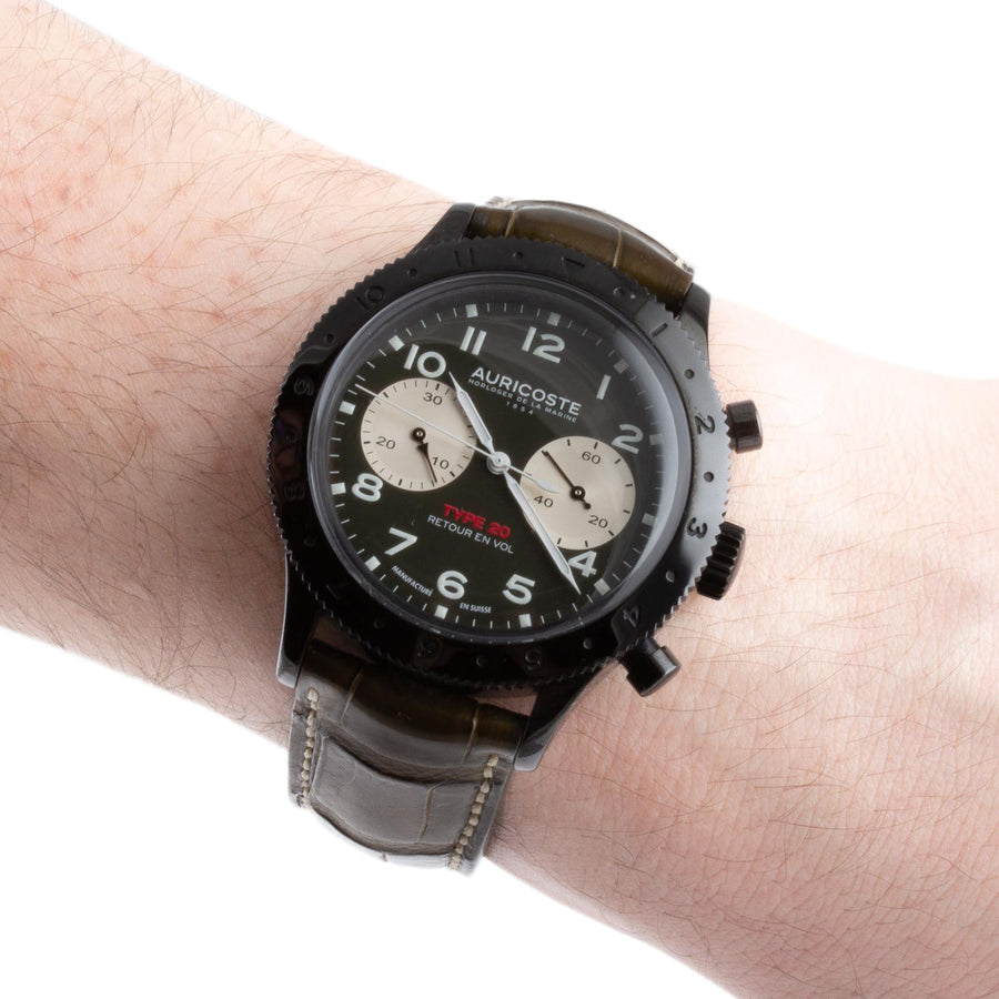 Montre d'occasion - Auricoste - Flyback Type 20 Chronographe