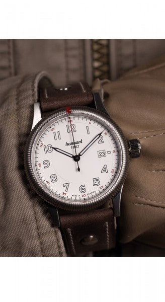 Montre Hanhart 1882 - Pioneer One Blanc
