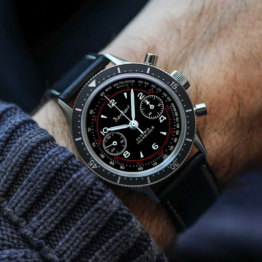 Montre Hanhart 1882 - Pioneer 415 ES Pure 39mm