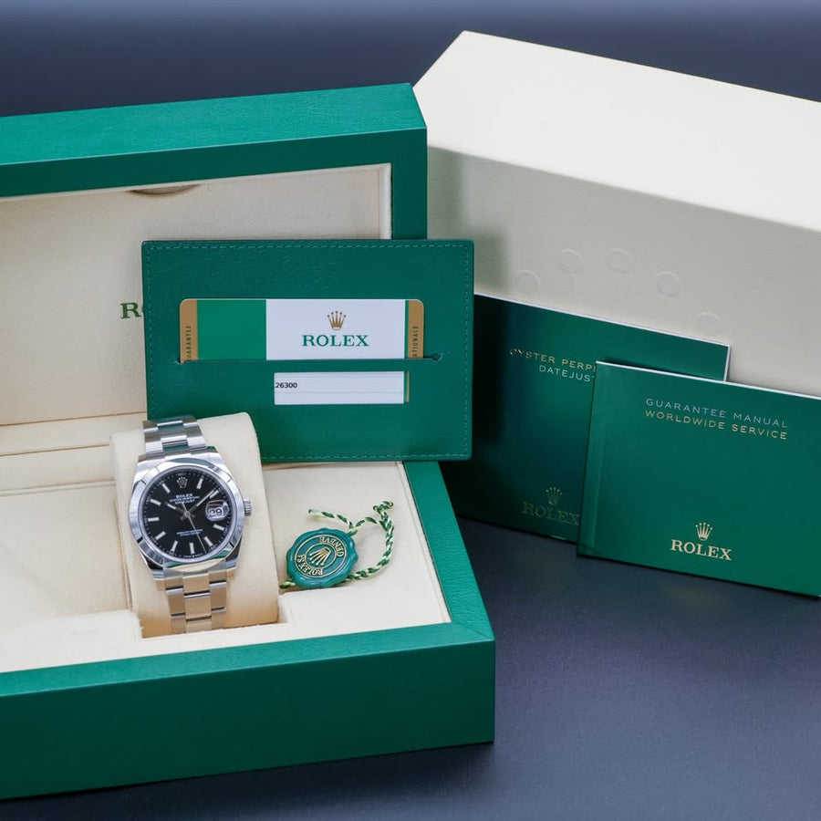 Rolex Datejust 41 – 126300 Cadran noir Bracelet Oyster 2019