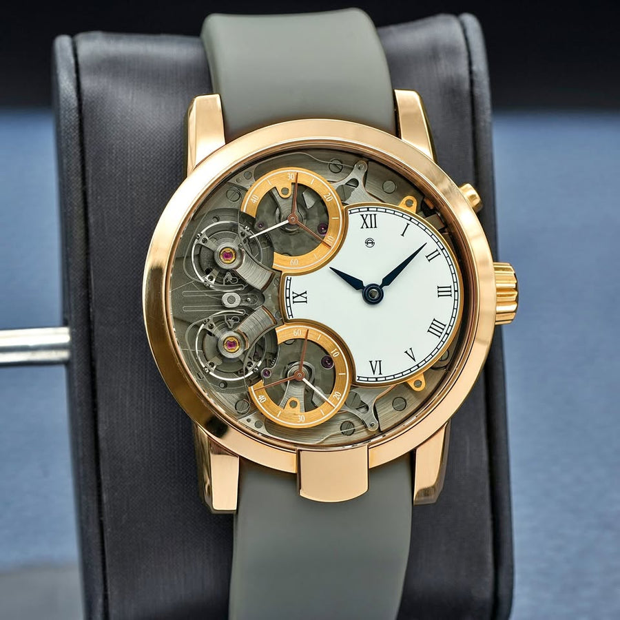 Montre Armin Strom Mirrored Force Resonance « Fire » avec cadran émaillé