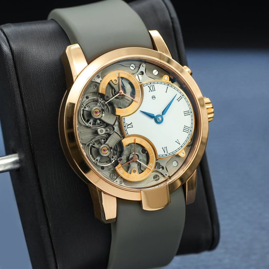 Montre Armin Strom Mirrored Force Resonance « Fire » avec cadran émaillé