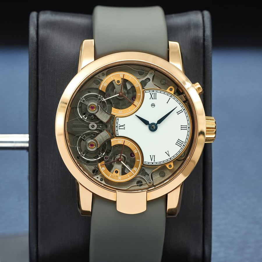 Montre Armin Strom Mirrored Force Resonance « Fire » avec cadran émaillé