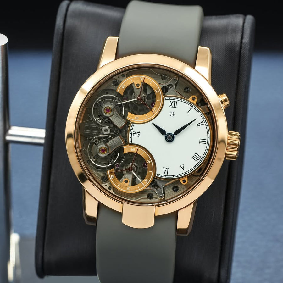 Montre Armin Strom Mirrored Force Resonance « Fire » avec cadran émaillé