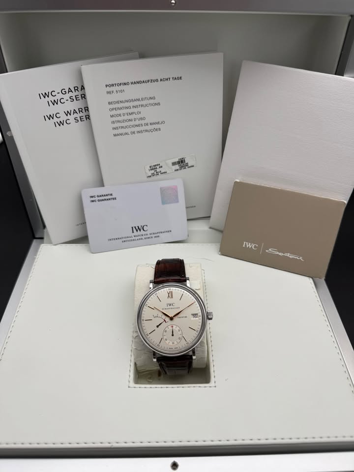 IWC Portofino Hand-Wound Eight Days IW510103 45mm 2013