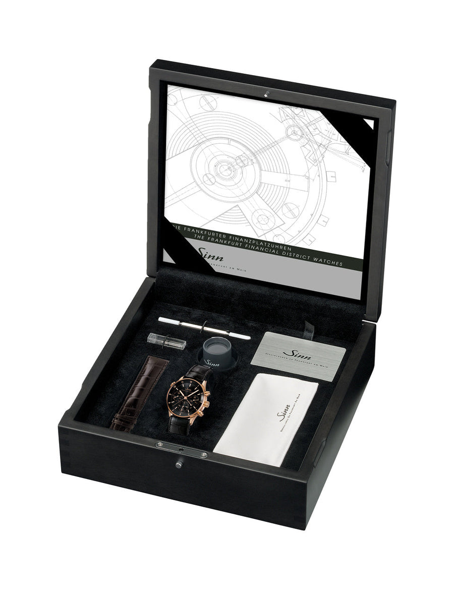 Montre Sinn - 6000 Or rose - Bracelet cuir