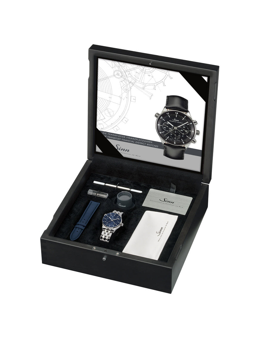 Montre Sinn - 6060 B  - Bracelet cuir + bracelet metal