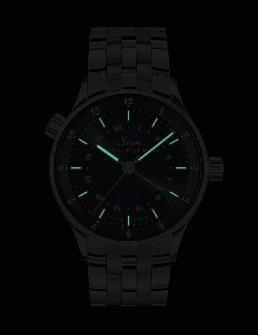 Montre Sinn - 6060 B  - Bracelet cuir + bracelet metal