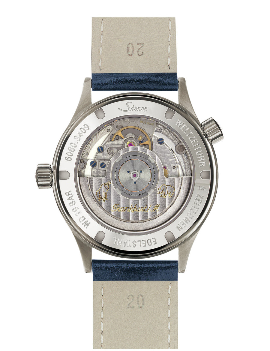 Montre Sinn - 6060 B  - Bracelet cuir + bracelet metal