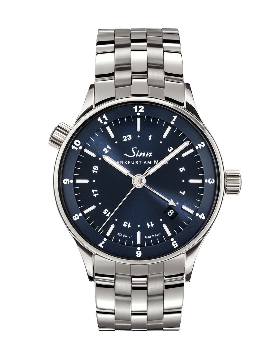 Montre Sinn - 6060 B  - Bracelet cuir + bracelet metal