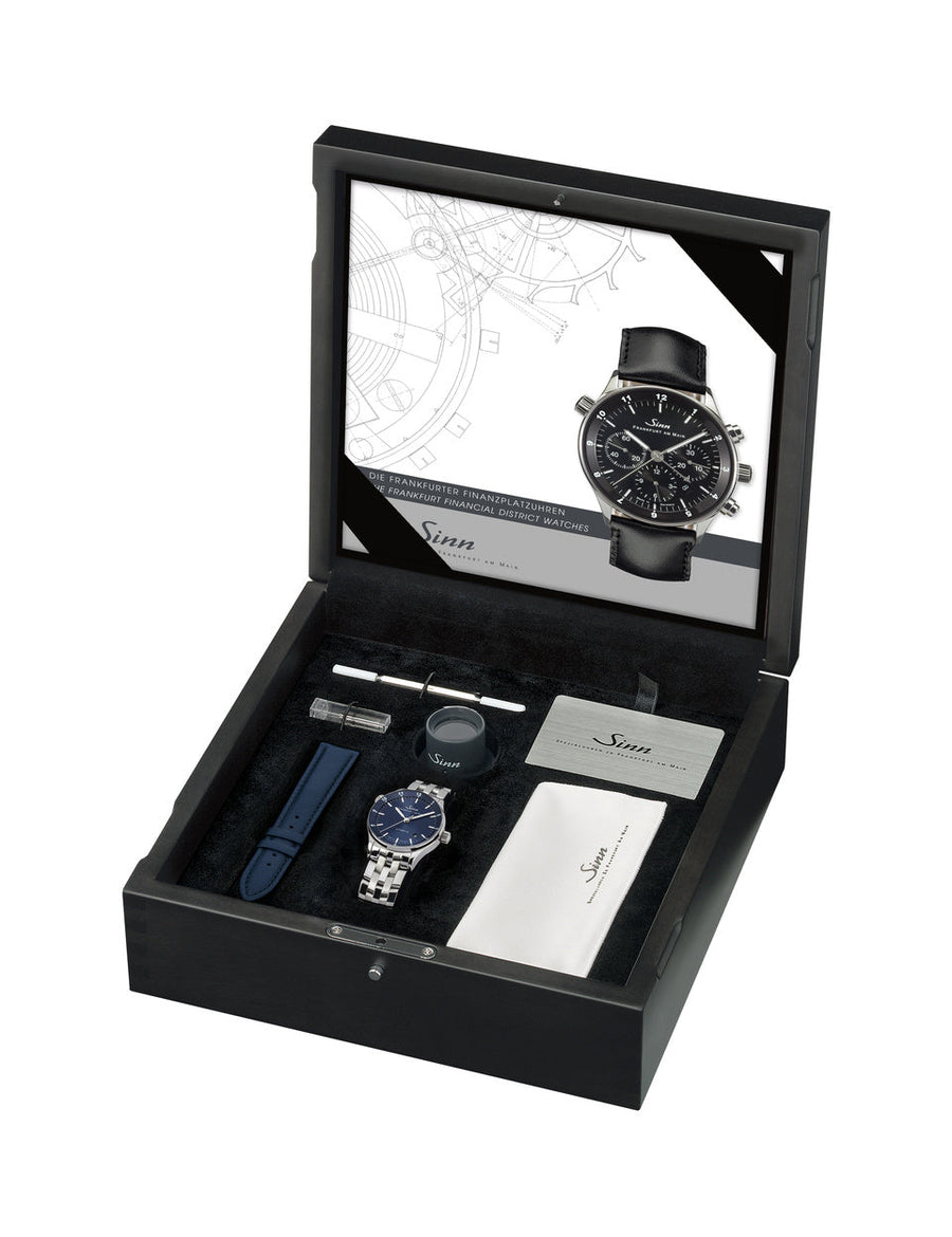 Montre Sinn - 6068 B  - Bracelet cuir + bracelet metal