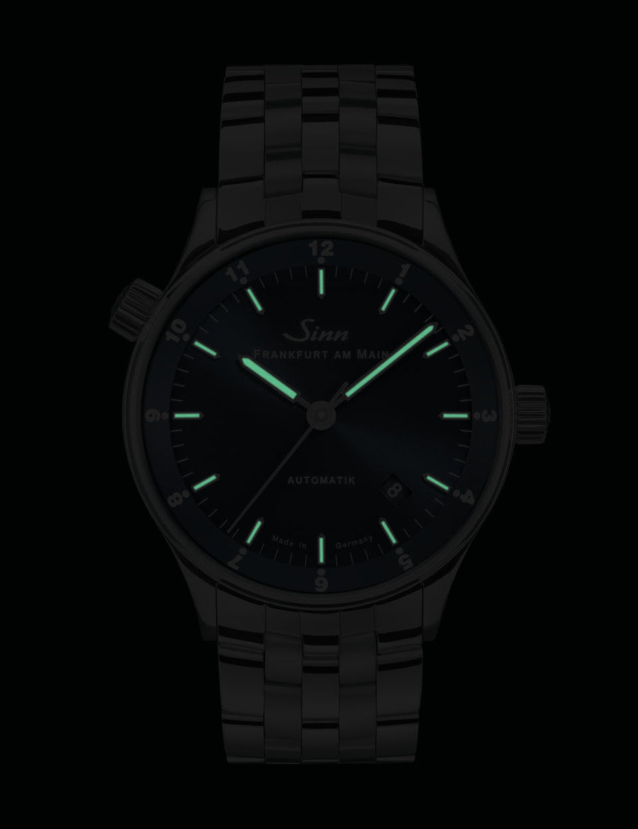Montre Sinn - 6068 B  - Bracelet cuir + bracelet metal