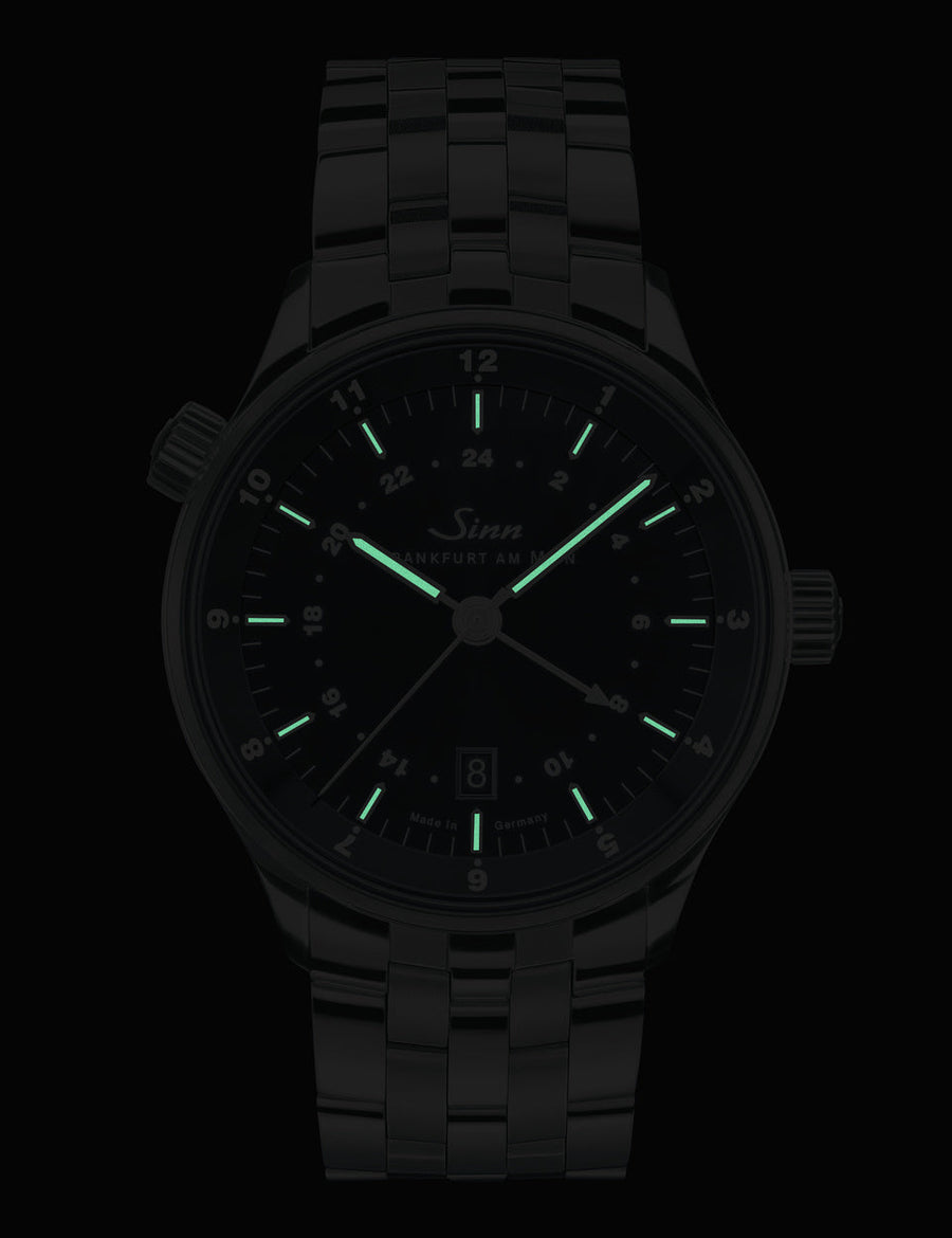Montre Sinn - 6096  - Bracelet cuir + bracelet metal