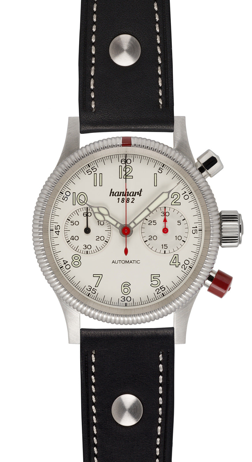 Montre Hanhart 1882 - Pioneer Mk II couture écrue