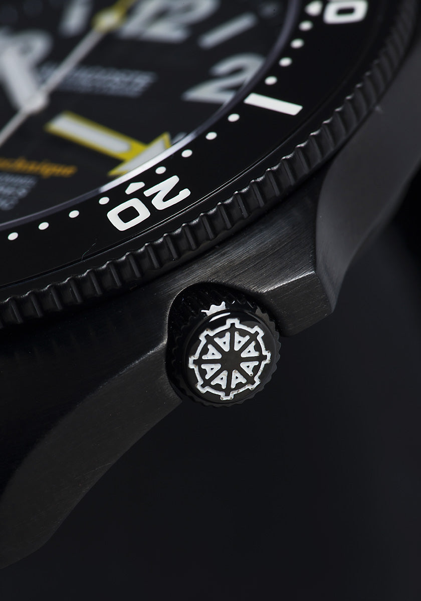 Montre Auricoste - Coffret Spirotechnique 300M Black DLC Cadran Index