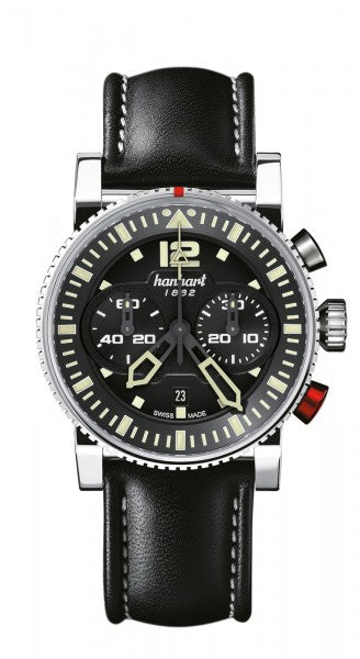 Montre Hanhart 1882 - Primus Pilot Noir