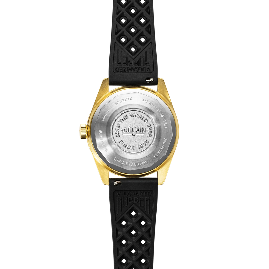 Montre Vulcain - Skindiver Nautique 38mm - Gold & Blue
