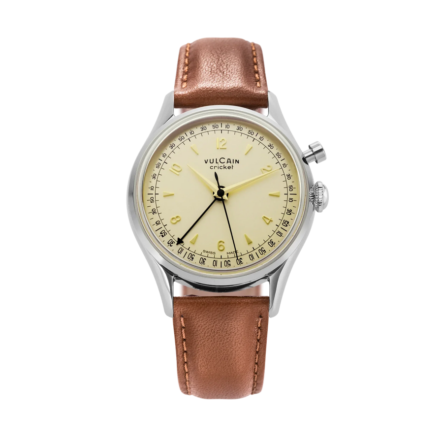 Montre Vulcain - Cricket Tradition 36 mm - Eggshell