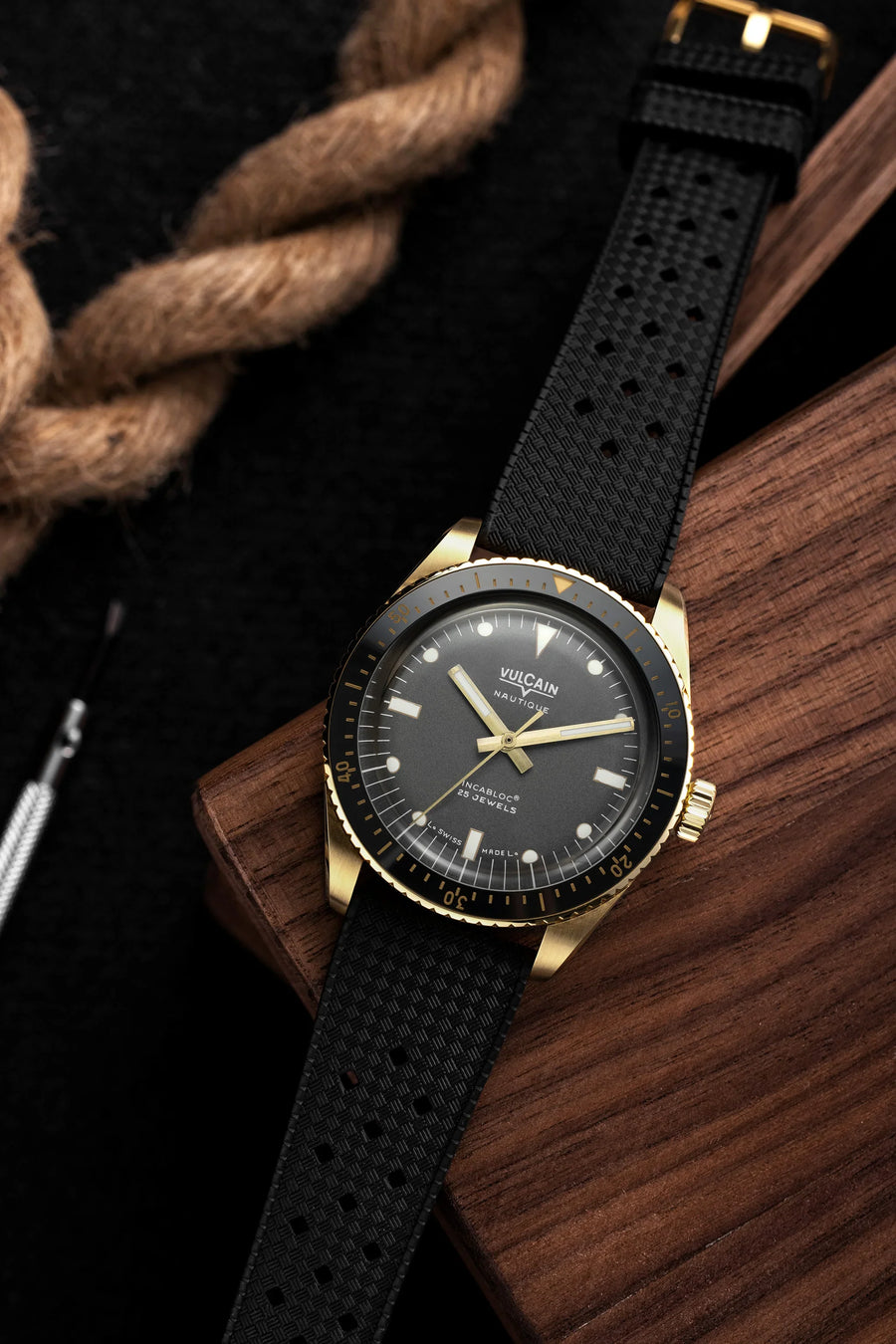 Montre Vulcain - Skindiver Nautique 38mm - Bronze & Gray