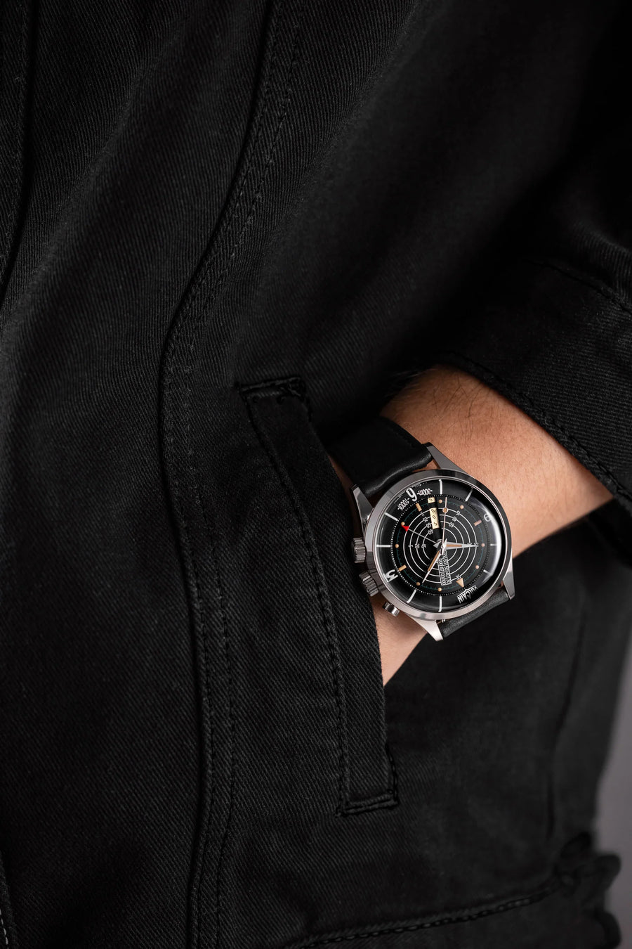 Montre Vulcain - Nautical Heritage 42mm - Black Beige Patina