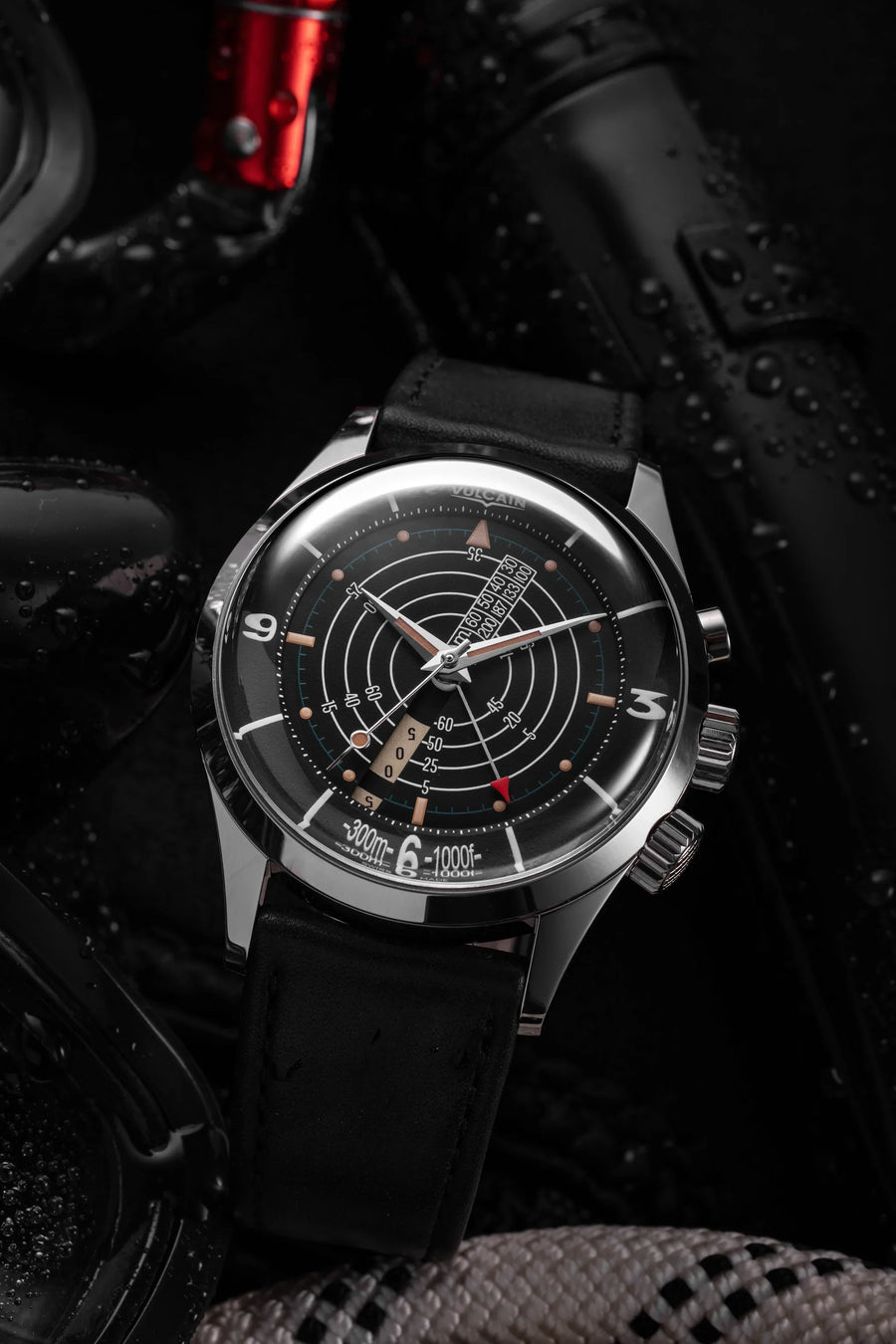 Montre Vulcain - Nautical Heritage 42mm - Black Beige Patina
