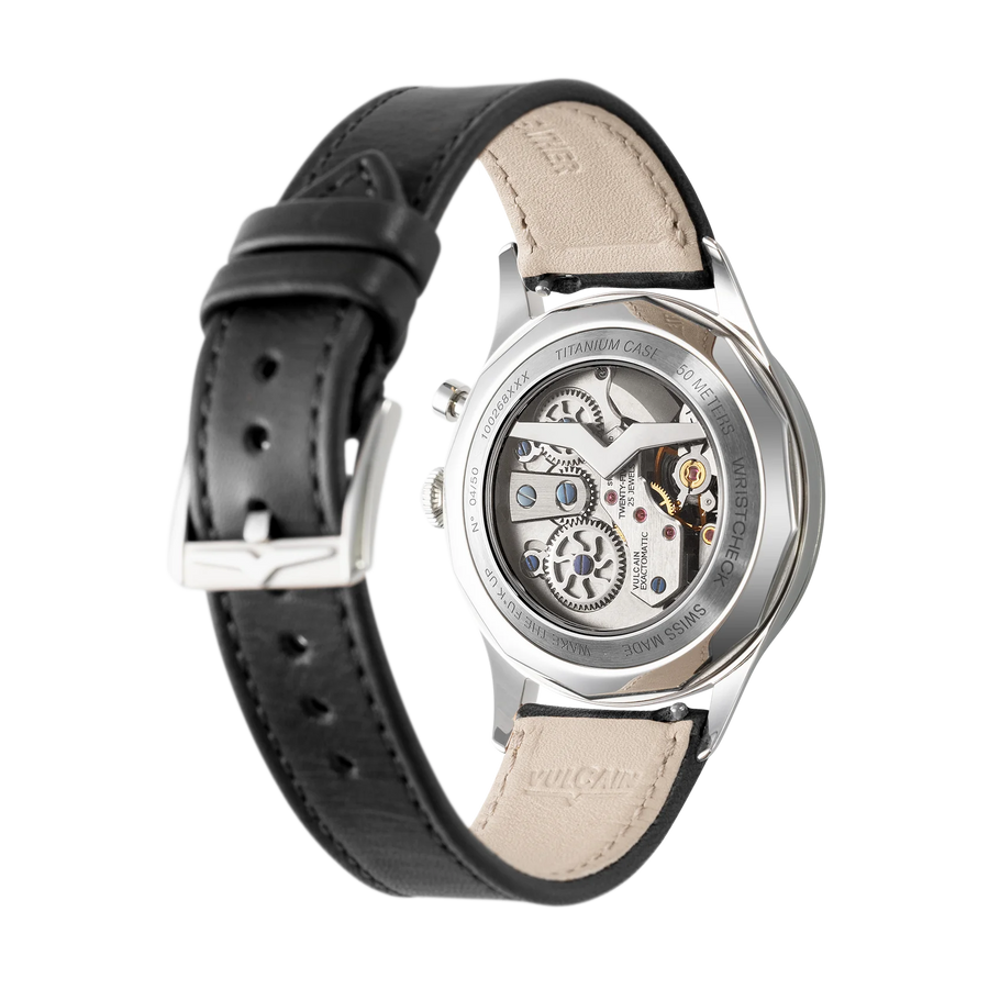 Montre Vulcain - Cricket Tradition 36 mm - Black