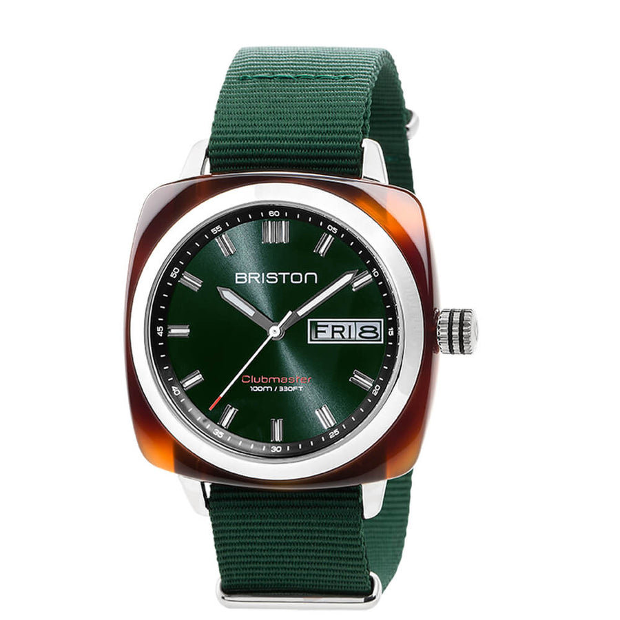 MONTRE BRISTON - CLUBMASTER SPORT HMS – VERT ANGLAIS