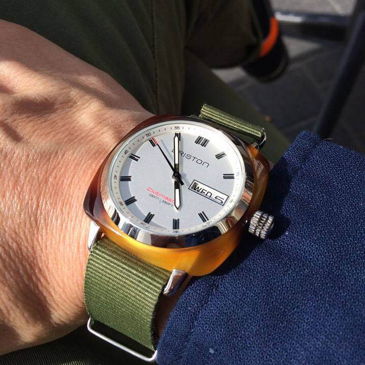 MONTRE BRISTON - CLUBMASTER SPORT HMS – BLANC