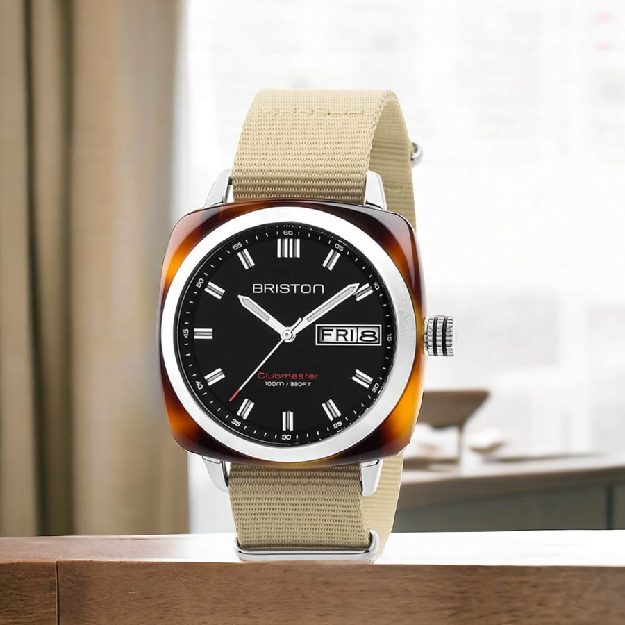 MONTRE BRISTON - CLUBMASTER SPORT HMS – NOIR