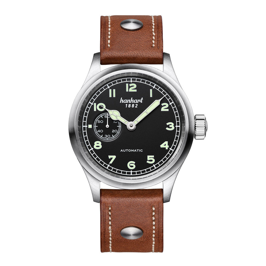 Montre Hanhart 1882 - Pioneer Preventor9 cadran noir