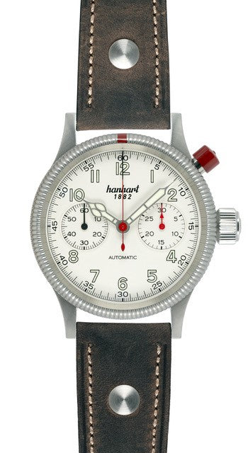 Montre Hanhart 1882 - Pioneer Mk I couture écrue