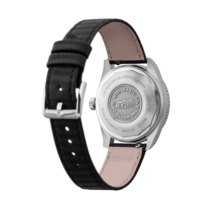 Montre Vulcain - Skindiver Nautique 38mm - Blue (metal bracelet + rubber strap included)