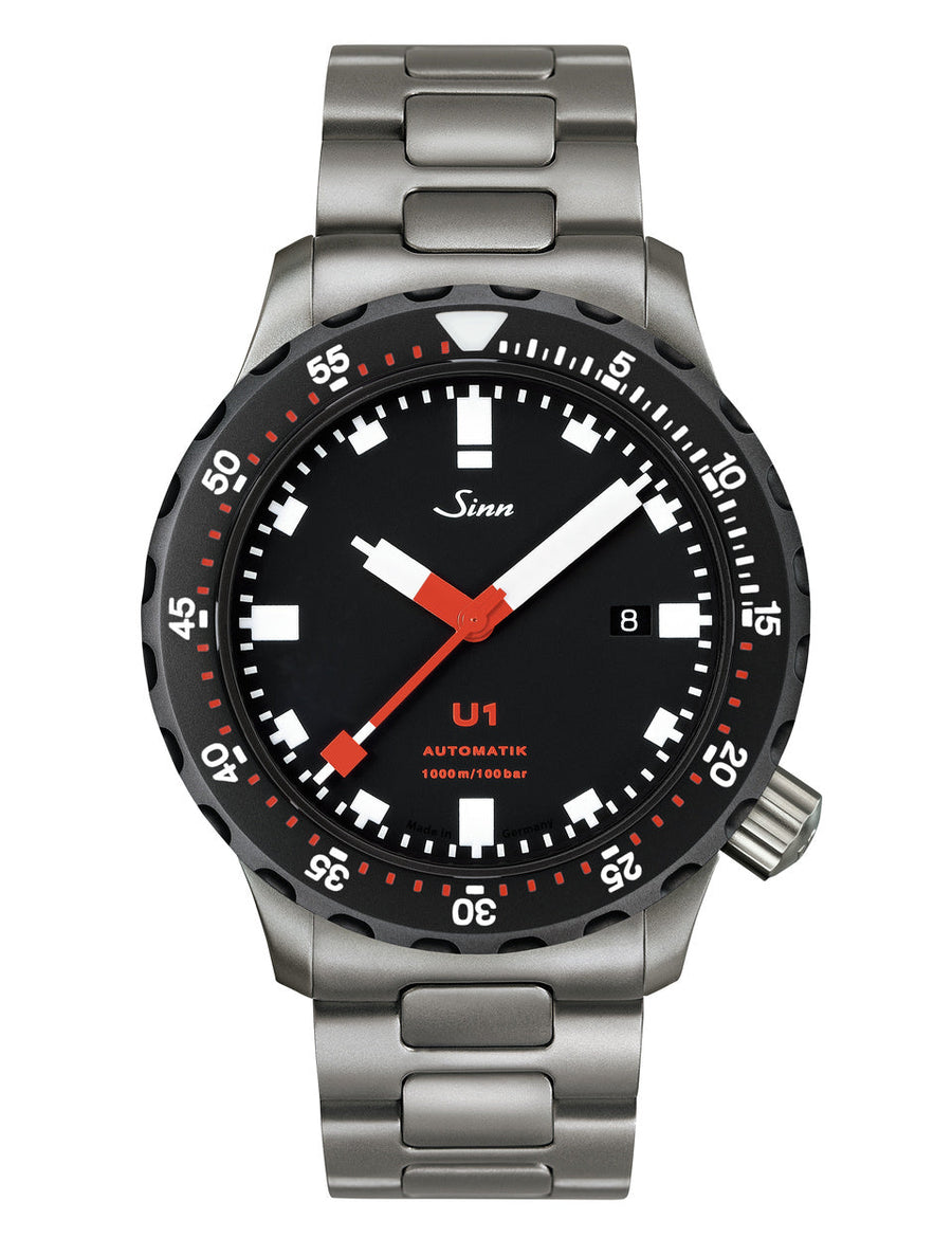 Montre Sinn - U1 SDR TEGIMENT - Bracelet métal