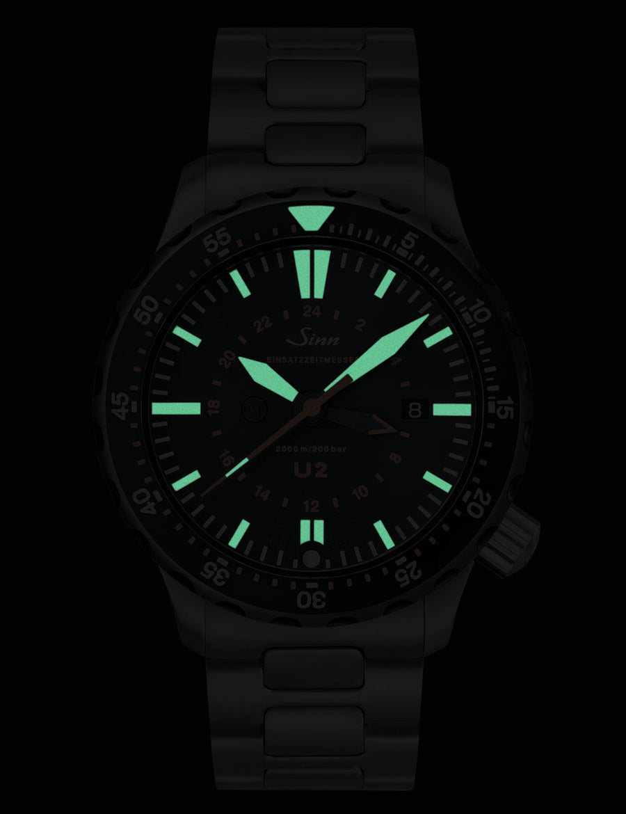 Montre Sinn - U2 SDR (EZM 5) TEGIMENT - Bracelet métal