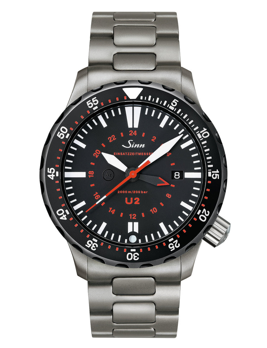 Montre Sinn - U2 SDR (EZM 5) TEGIMENT - Bracelet métal