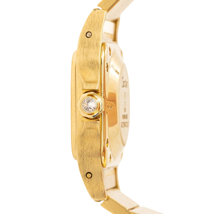 Cartier Montre Automatique Santos Or jaune Diamant