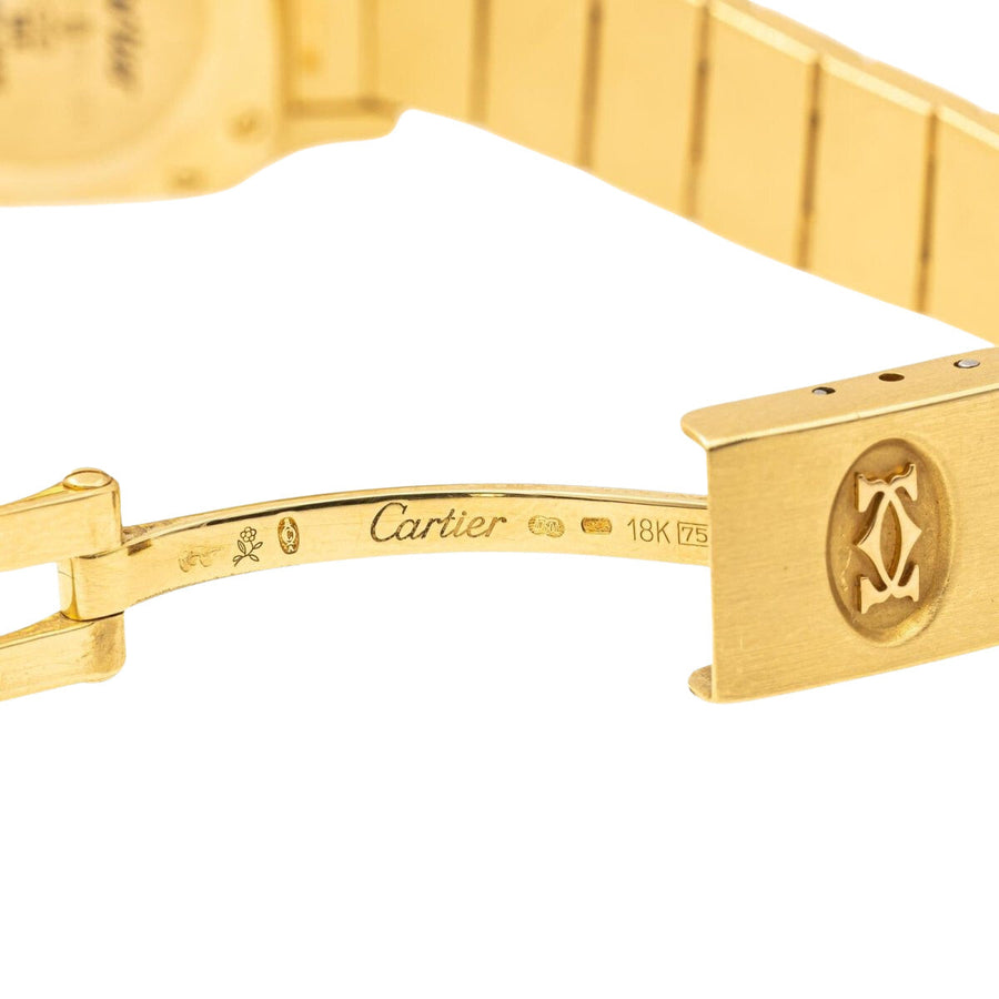 Cartier Montre Automatique Santos Or jaune Diamant