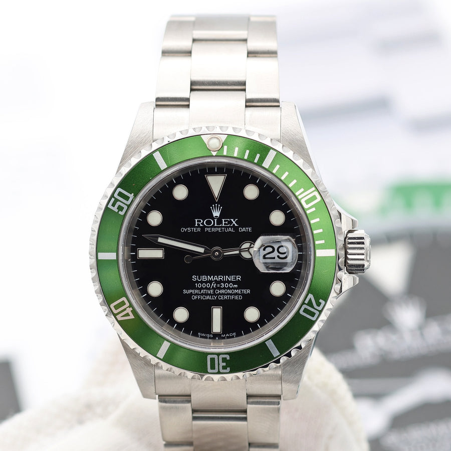 Rolex en Occaion- Submariner Date 'Kermit' - Sans Prix de Réserve - 16610LV - Homme - 2000-2010