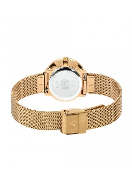 Montre Lip - Dauphine 29mm maille milanaise dorée