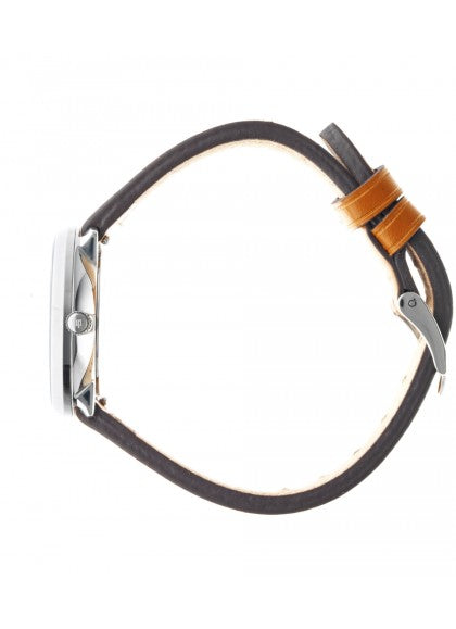 Montre Lip - Dauphine 29mm bracelet cuir marron orangé