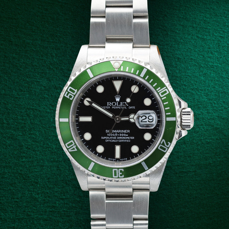 Rolex en Occaion- Submariner Date 'Kermit' - Sans Prix de Réserve - 16610LV - Homme - 2000-2010
