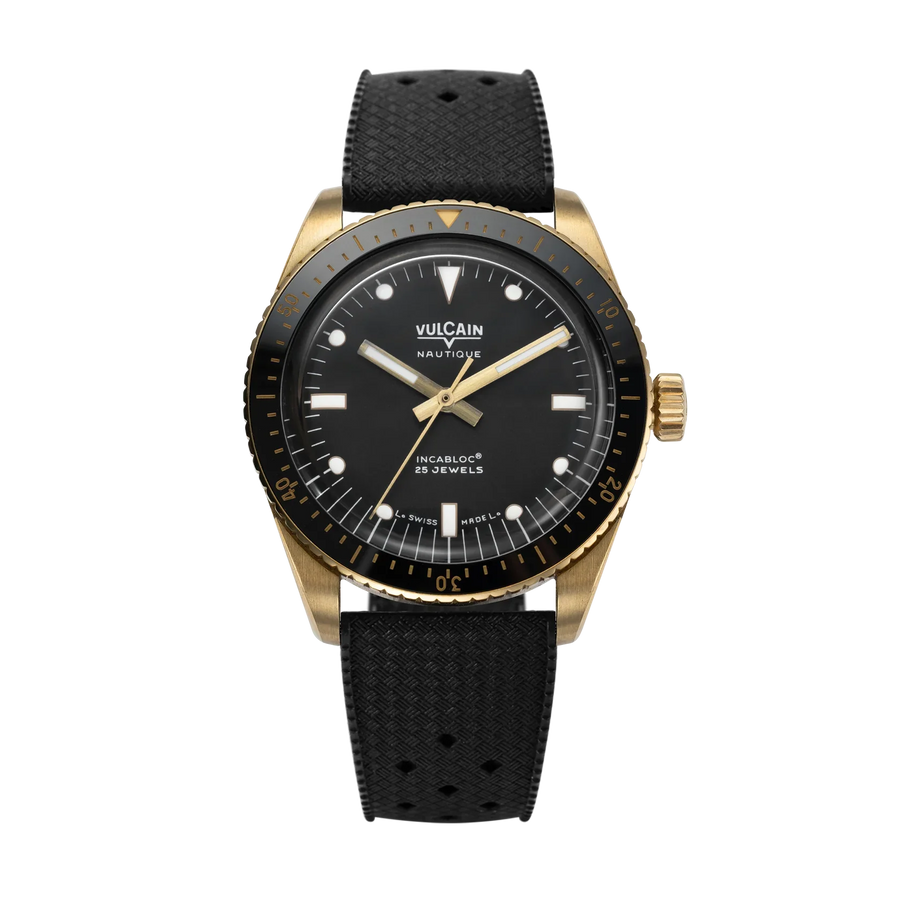 Montre Vulcain - Skindiver Nautique 38mm - Bronze & Black