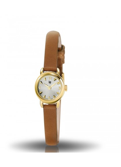 Montre Lip - Henriette bracelet cuir marron