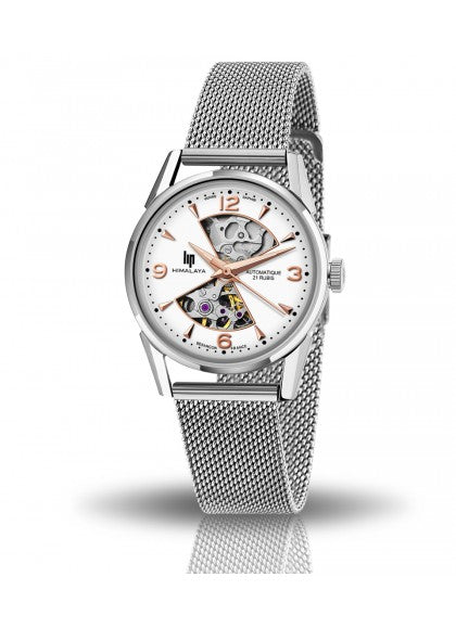 Montre Lip - Himalaya 33mm sablier maille milanaise acier