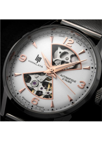Montre Lip - Himalaya 33mm sablier maille milanaise acier
