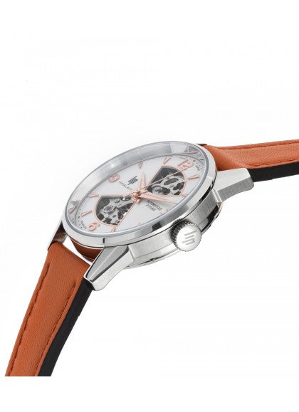 Montre Lip - Himalaya 33mm sablier bracelet orange