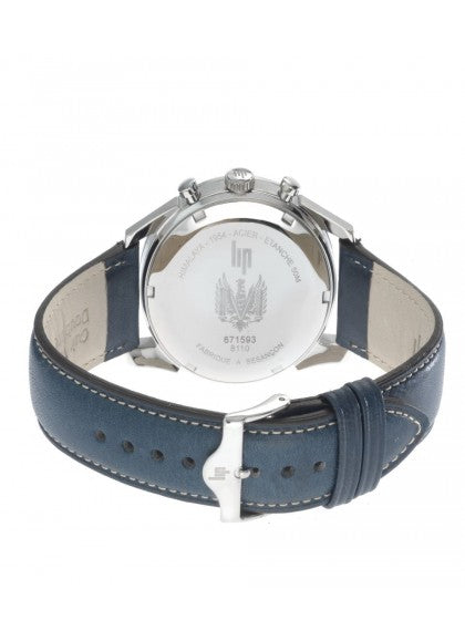 Montre Lip - Himalaya 40mm chronographe blanc / bleu