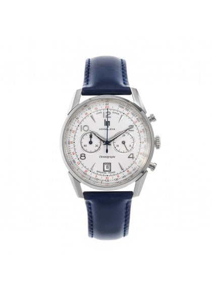 Montre Lip - Himalaya 40mm chronographe blanc / bleu