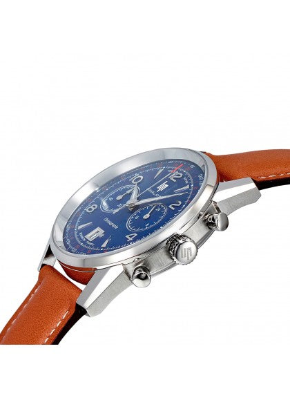 Montre Lip - Himalaya 40mm chronographe cadran bleu
