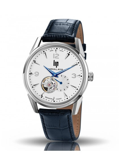 Montre Lip - Himalaya 40mm coeur battant bracelet bleu